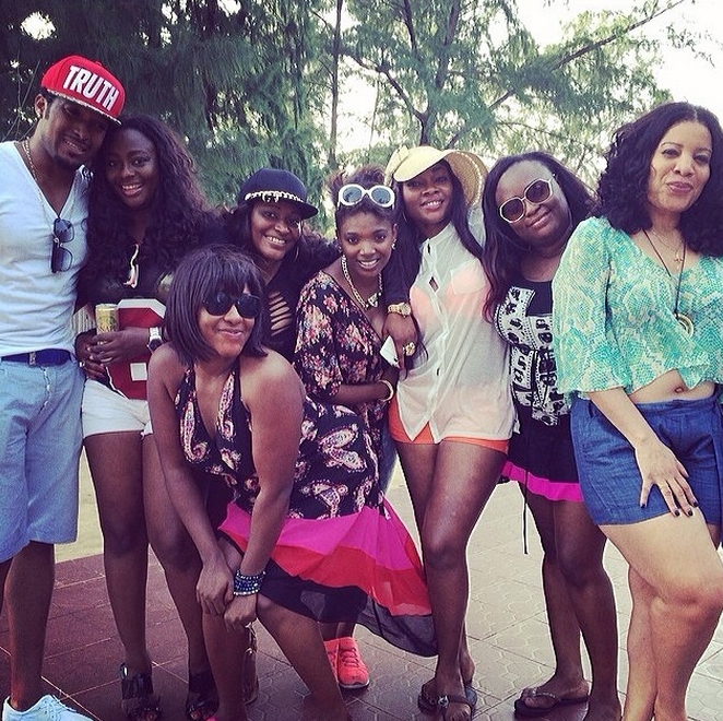 Ini Edo S 32nd Birthday Party With Celeb Pals Bellanaija