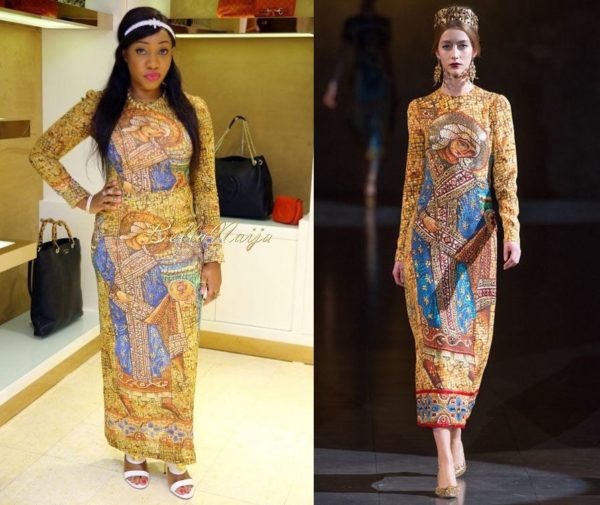 Jennifer Obayuwana in Dolce & Gabbana - Polo Avenue's Gucci & Dolce & Gabbana Preview in Lagos - BellaNaija Style - BellaNaija.com