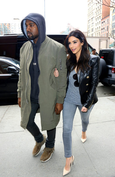 Kanye & Kim Kardashian - April 2014 - BellaNaija.com