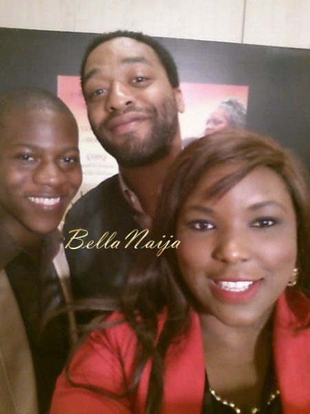 Selfie with Chiwetel Ejiofor - April 2014 - BellaNaija 01