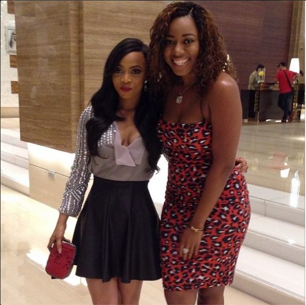 Toke Makinwa & Lilian Unachukwu