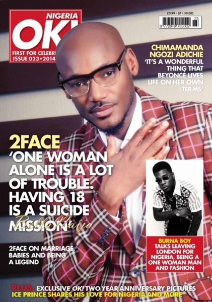 2Face Idibia on OK! Nigeria Magazine on BellaNaija - May 2014  - BellaNaija001