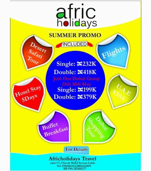 Afric Holidays Summer Promo - May 2014 - BellaNaija.com 01