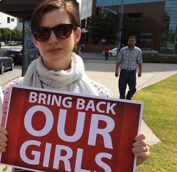 #BringBackOurGirls - Anne Hathaway - May 2014 - BellaNaija.com 01