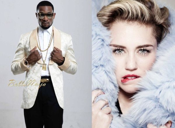 D'banj & Miley Cyrus - May 2014 - BellaNaija.com 01