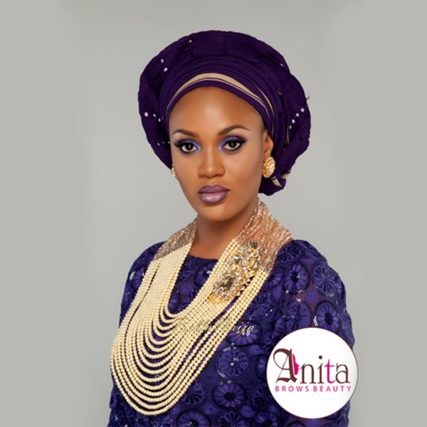 Nigerian Wedding, Nigerian Bridal Makeup - Anita Brows Beauty, Geebalo, Blix Lashes & Tap Studios | BellaNaija Weddings 00