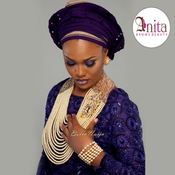 Nigerian Wedding, Nigerian Bridal Makeup - Anita Brows Beauty, Geebalo, Blix Lashes & Tap Studios | BellaNaija Weddings 01