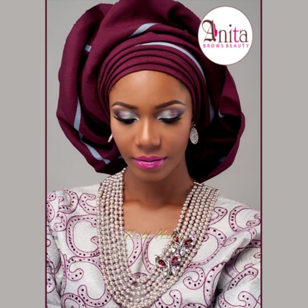 Nigerian Wedding, Nigerian Bridal Makeup - Anita Brows Beauty, Geebalo, Blix Lashes & Tap Studios | BellaNaija Weddings 014