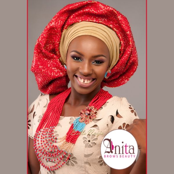 Nigerian Wedding, Nigerian Bridal Makeup - Anita Brows Beauty, Geebalo, Blix Lashes & Tap Studios | BellaNaija Weddings 017