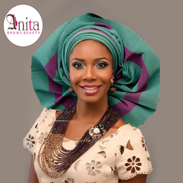 Nigerian Wedding, Nigerian Bridal Makeup - Anita Brows Beauty, Geebalo, Blix Lashes & Tap Studios | BellaNaija Weddings 019