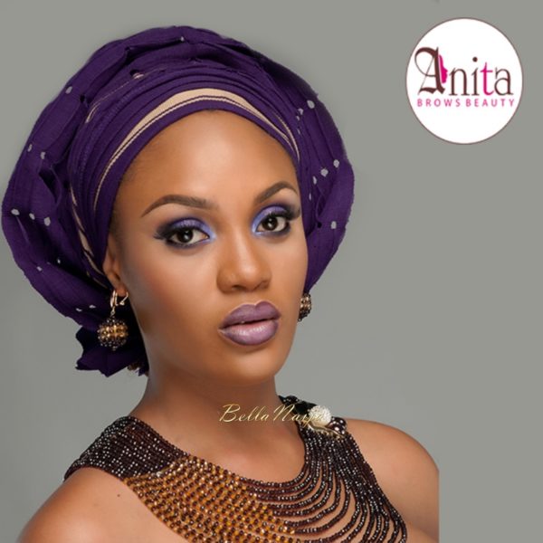 Nigerian Wedding, Nigerian Bridal Makeup - Anita Brows Beauty, Geebalo, Blix Lashes & Tap Studios | BellaNaija Weddings 02