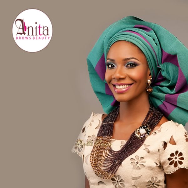 Nigerian Wedding, Nigerian Bridal Makeup - Anita Brows Beauty, Geebalo, Blix Lashes & Tap Studios | BellaNaija Weddings 020