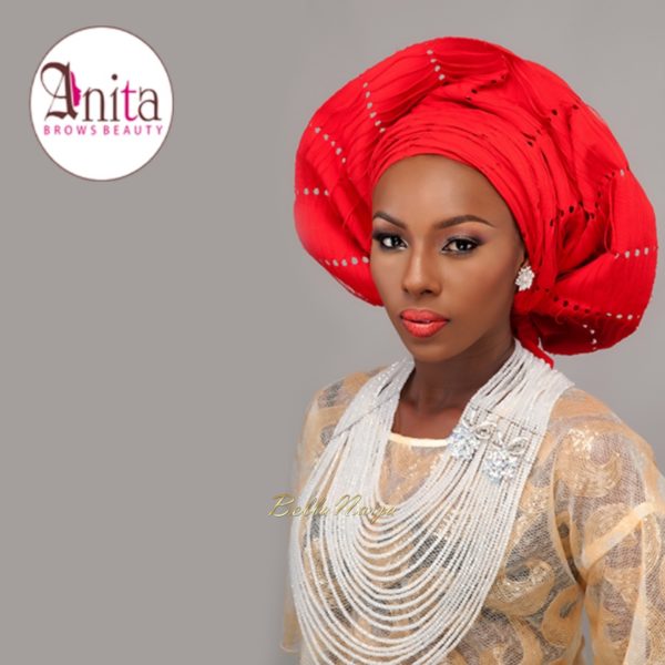 Nigerian Wedding, Nigerian Bridal Makeup - Anita Brows Beauty, Geebalo, Blix Lashes & Tap Studios | BellaNaija Weddings 04