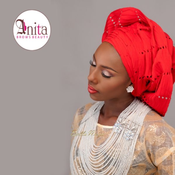 Nigerian Wedding, Nigerian Bridal Makeup - Anita Brows Beauty, Geebalo, Blix Lashes & Tap Studios | BellaNaija Weddings 05