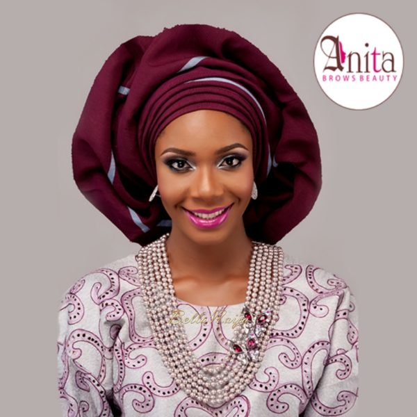 Nigerian Wedding, Nigerian Bridal Makeup - Anita Brows Beauty, Geebalo, Blix Lashes & Tap Studios | BellaNaija Weddings 09