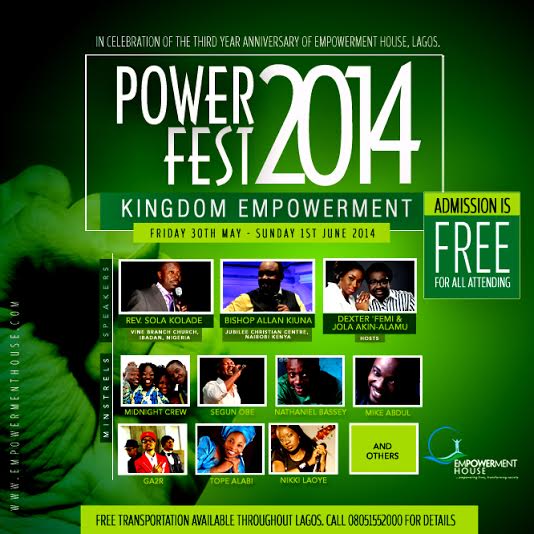 Power Fest 2014 - Bellanaija - May 2014