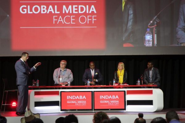 Richard Quest and Panelists at INDABA Global Media Face-off Bella Naija