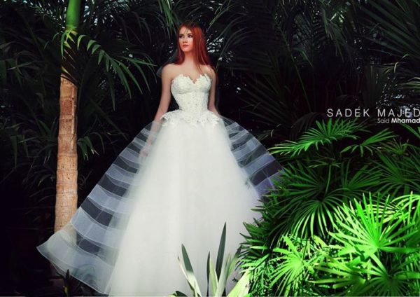 Sadek Majed Fiori 2014 Wedding Dress - BellaNaija 2