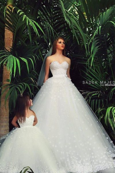 Sadek Majed Fiori 2014 Wedding Dress - BellaNaija 3