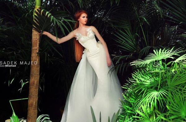 Sadek Majed Fiori 2014 Wedding Dress - BellaNaija