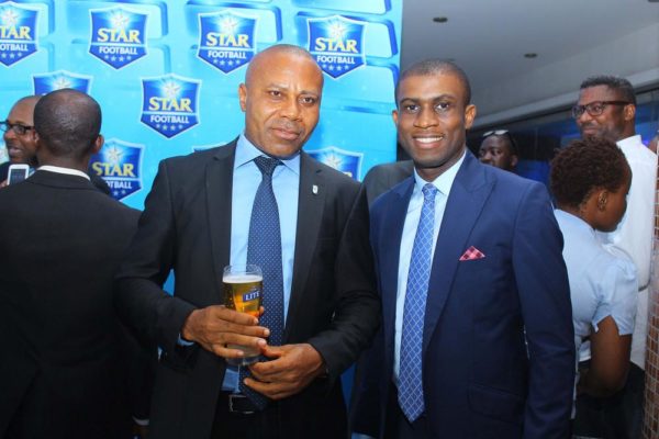 CORPORATE MEDIA & BRAND PR MANAGER, EDEM VINDAH & JOE HANSEN AT STAR FOOTBALL ANNOUNCEMENT