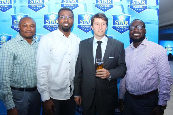 L-R COLIN UDOH, MOSES PRAIZ, WALTER DRENTH & BIOLA KAZEEM