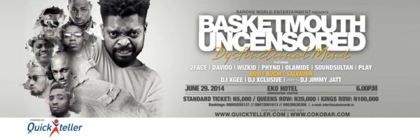 Basketmouth Uncensored - BellaNaija - June - 2014