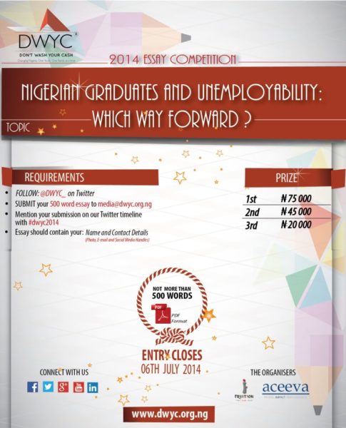 DWYC 2014 Essay Competition - Bellanaija - June2014