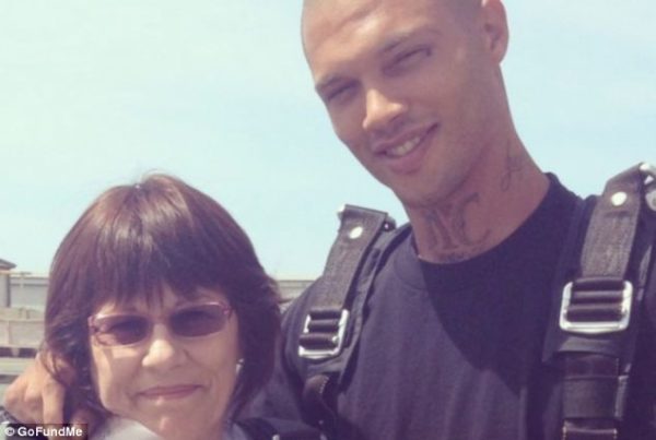 Jeremy Meeks and his Mother Bella Naija