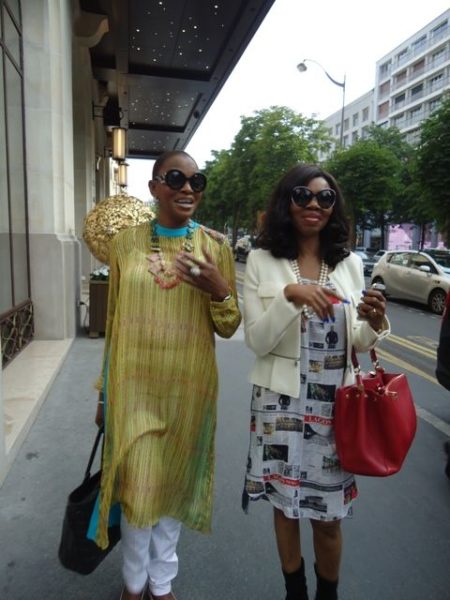 Ruth Osime, Betty Irabor & Agbani Darego at 2014 Roland Garros Tournament - BellaNaija - June2014002