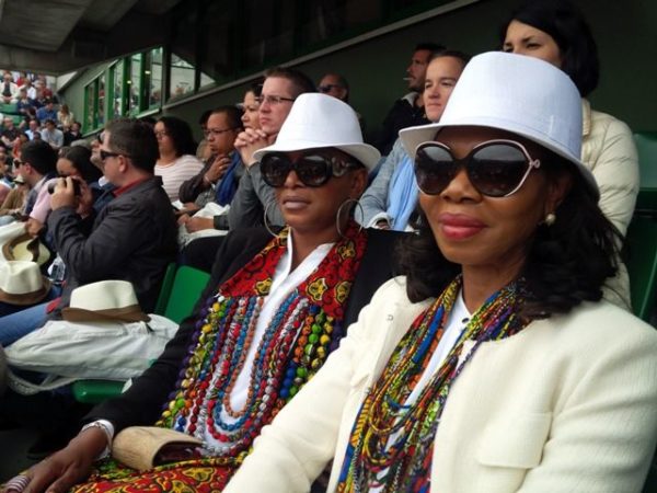 Ruth Osime, Betty Irabor & Agbani Darego at 2014 Roland Garros Tournament - BellaNaija - June2014016