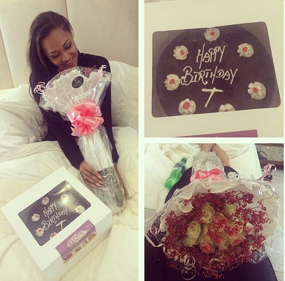 "I Love You" Tania Omotayo Wakes Up to Birthday Gifts