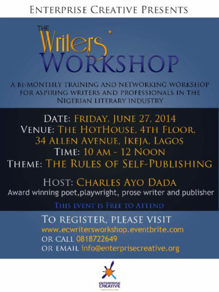 Writer's Workshop - BellaNaija - June - 2014