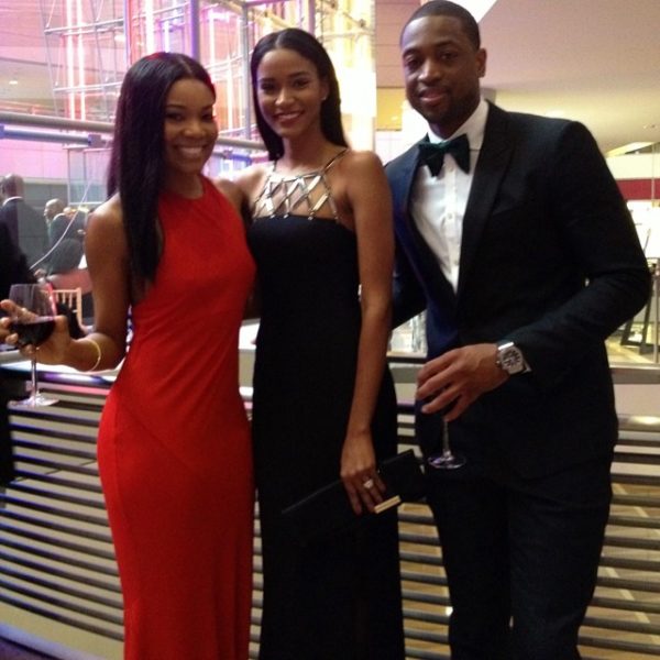 Gabrielle Union, Leila Lopes, Dwyane Wade