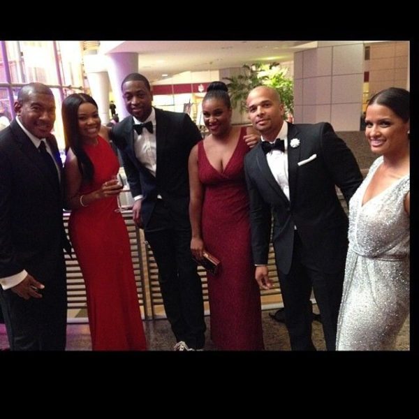 DJ Henroc, Gabrielle Union, Dwyane Wade, Chantel, Rocsi Diaz