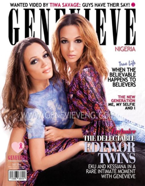 Eku & Kessiana Edewor - July 2014 - Genevieve Magazine - BellaNaija.com 01