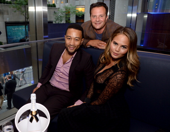 DuJour Magazine And NYY Steak Celebrate Chrissy Teigen With FENDI Timepieces And Moet Ice