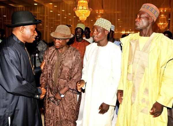 Jonathan Meets with Chibok Girls Parents - July 2014 - BellaNaija.com 01007