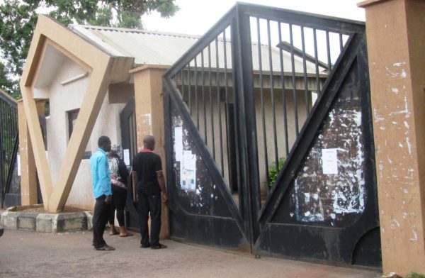 PIC.4.  JUDICIARY WORKERS STRIKE IN ENUGU