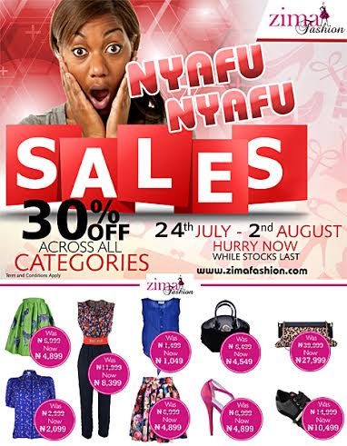 Zima Fashion Sales - Bellanaija - July2014