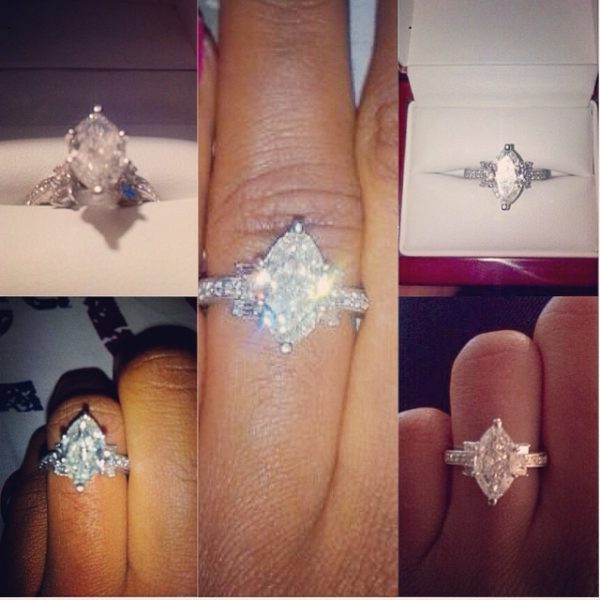 marquise cut engagement ring - jude okoye