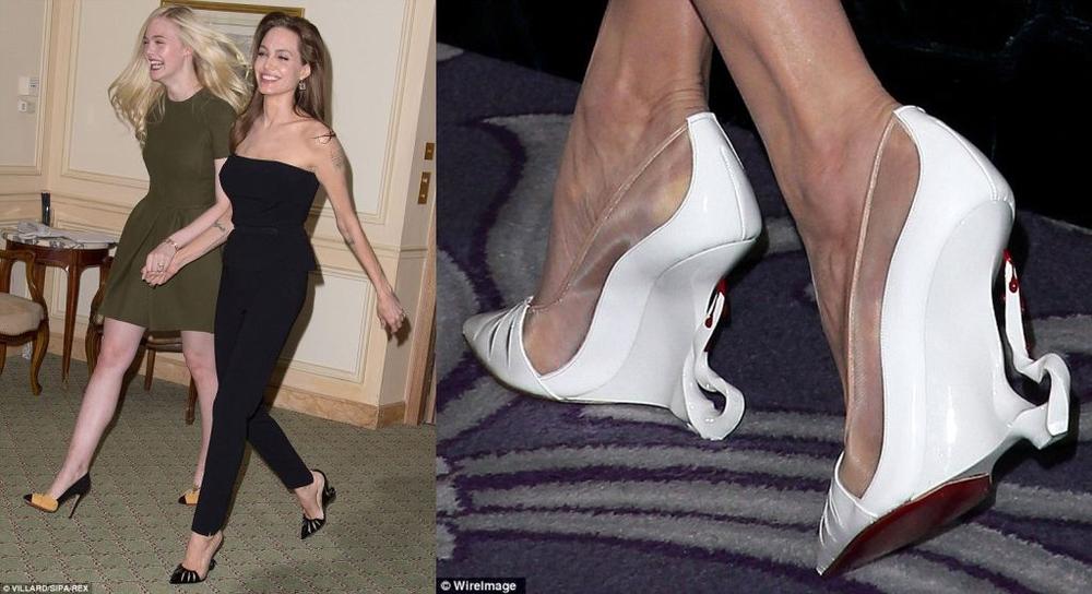 "Malangeli" - Angelina Maleficent-Inspired Shoes Now on for $1,600 | BellaNaija