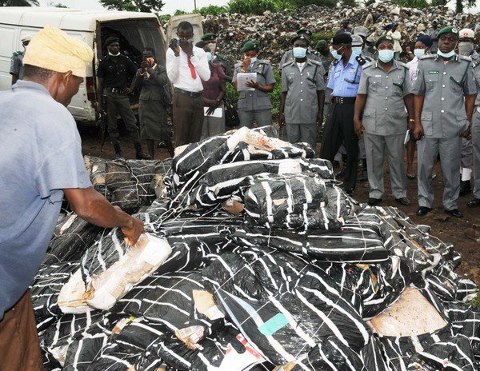 Image result for Customs seize smuggled goods worth N150m