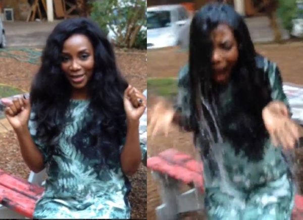 Genevieve Nnaji - August - ALSIceBucketChallenge - August 2014 - BellaNaija.com 01