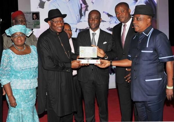 Jonathan unveils E-ID Card- August - 2014 - BellaNaija005