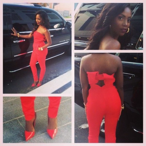 Tiwa Savage in Valentino