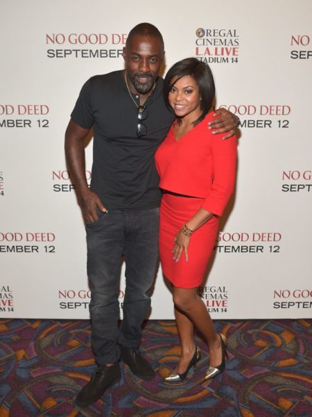 Idris Elba And Taraji P.Henson At The LA Special Screening Of Screen Gems' "No Good Deed"