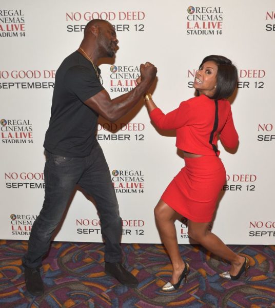 Idris Elba And Taraji P.Henson At The LA Special Screening Of Screen Gems' "No Good Deed"