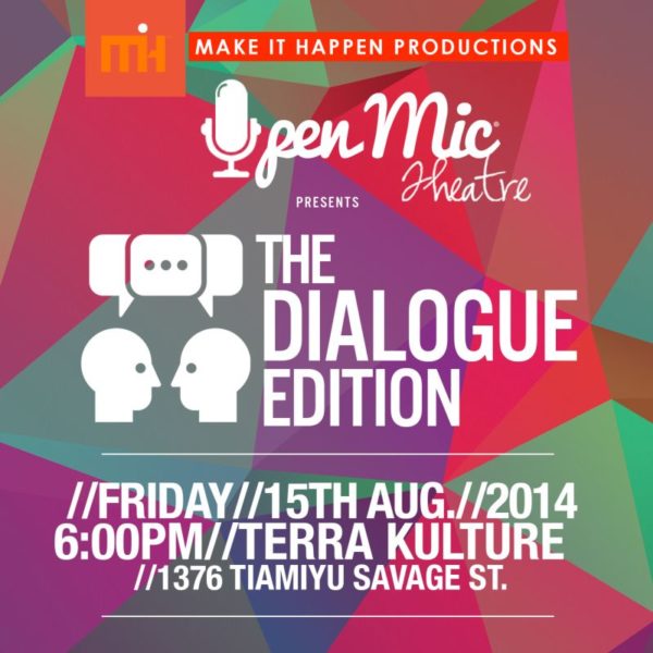 Open Mic Theatre - August 2014 - Events Thsi Weekend  - BellaNaija.com 01