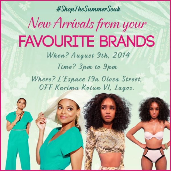 Shop The Summer Souk - August 2014 - Events This Weekend - BellaNaija.com 01